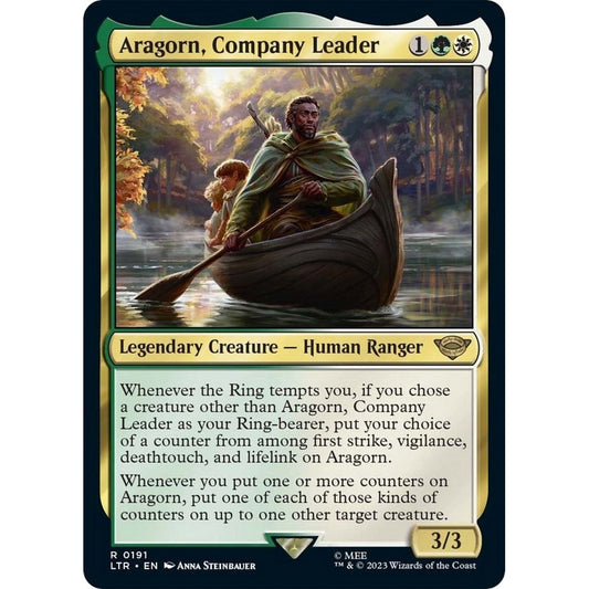 Image for Aragorn, Company Leader (191) (LTR) - Magic: The Gathering