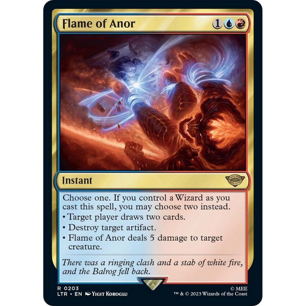 Image for Flame of Anor (203) (LTR) - Magic: The Gathering