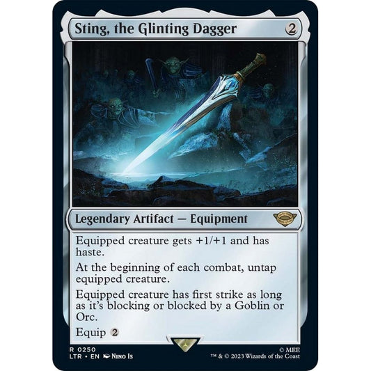Image for Sting, the Glinting Dagger (250) (LTR) - Magic: The Gathering