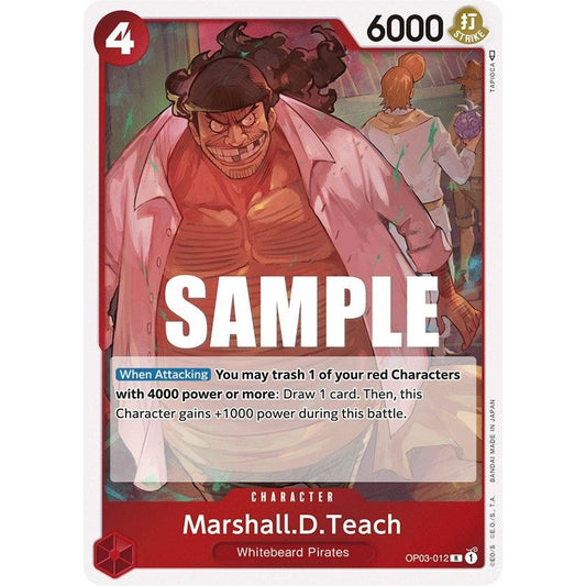 Image for Marshall.D.Teach (OP03-012) (OP03) - One Piece Card Game
