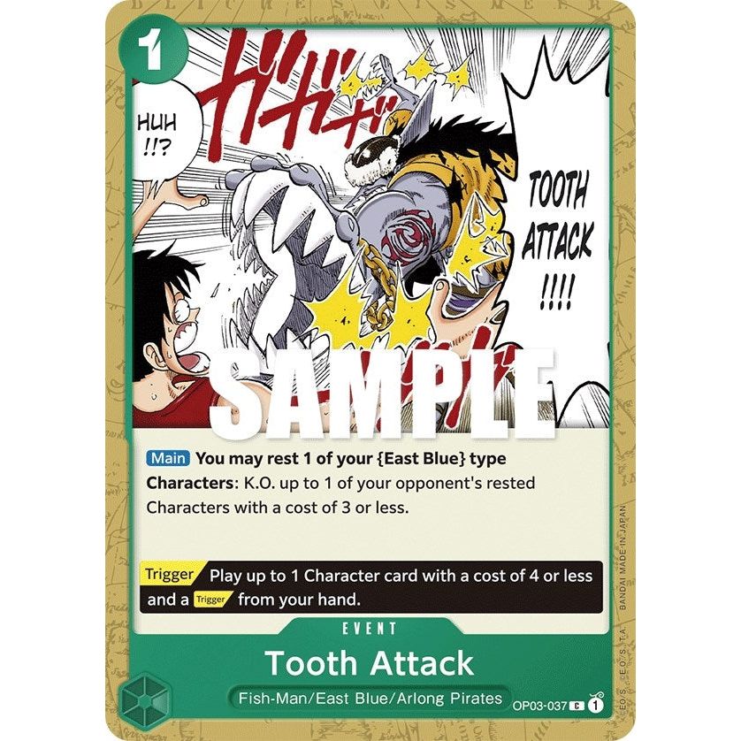 Image for Tooth Attack (OP03-037) (OP03) - One Piece Card Game