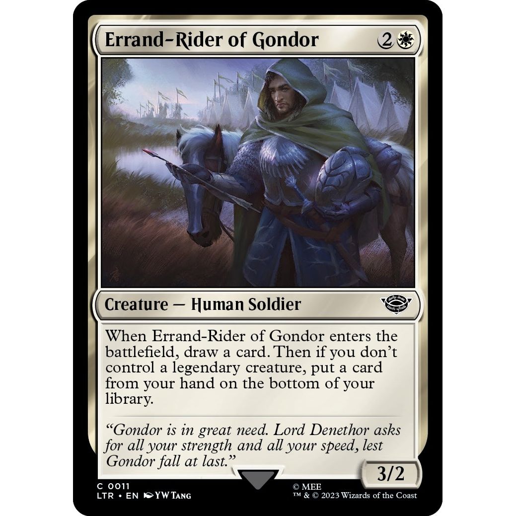 Image for Errand-Rider of Gondor (11) (LTR) - Magic: The Gathering
