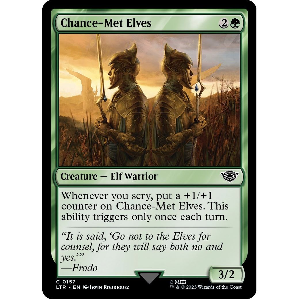 Image for Chance-Met Elves (157) (LTR) - Magic: The Gathering
