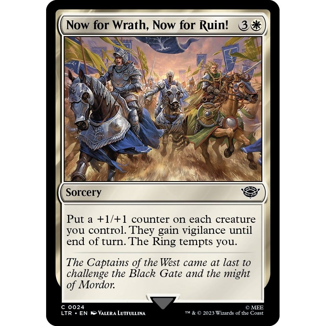 Image for Now for Wrath, Now for Ruin! (24) (LTR) - Magic: The Gathering