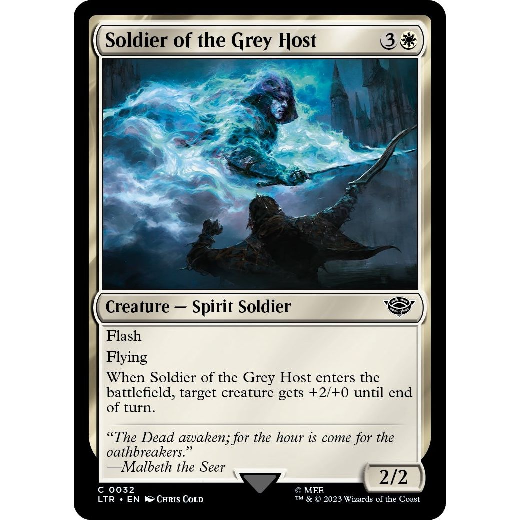 Image for Soldier of the Grey Host (32) (LTR) - Magic: The Gathering
