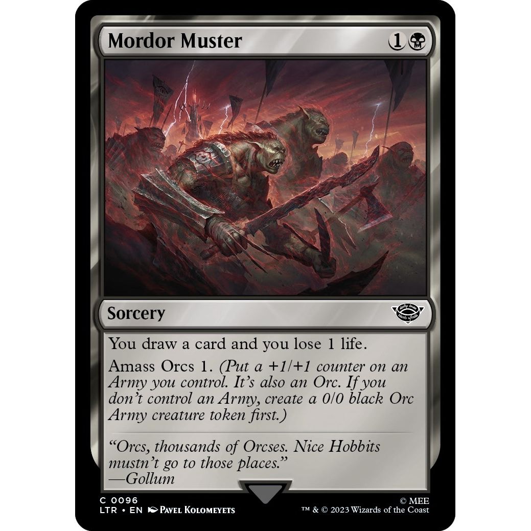 Image for Mordor Muster (96) (LTR) - Magic: The Gathering
