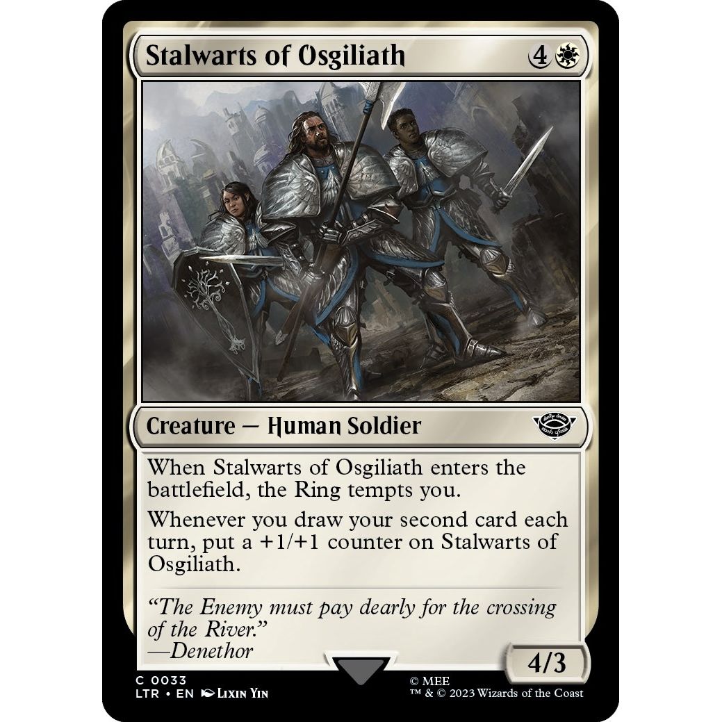 Image for Stalwarts of Osgiliath (33) (LTR) - Magic: The Gathering
