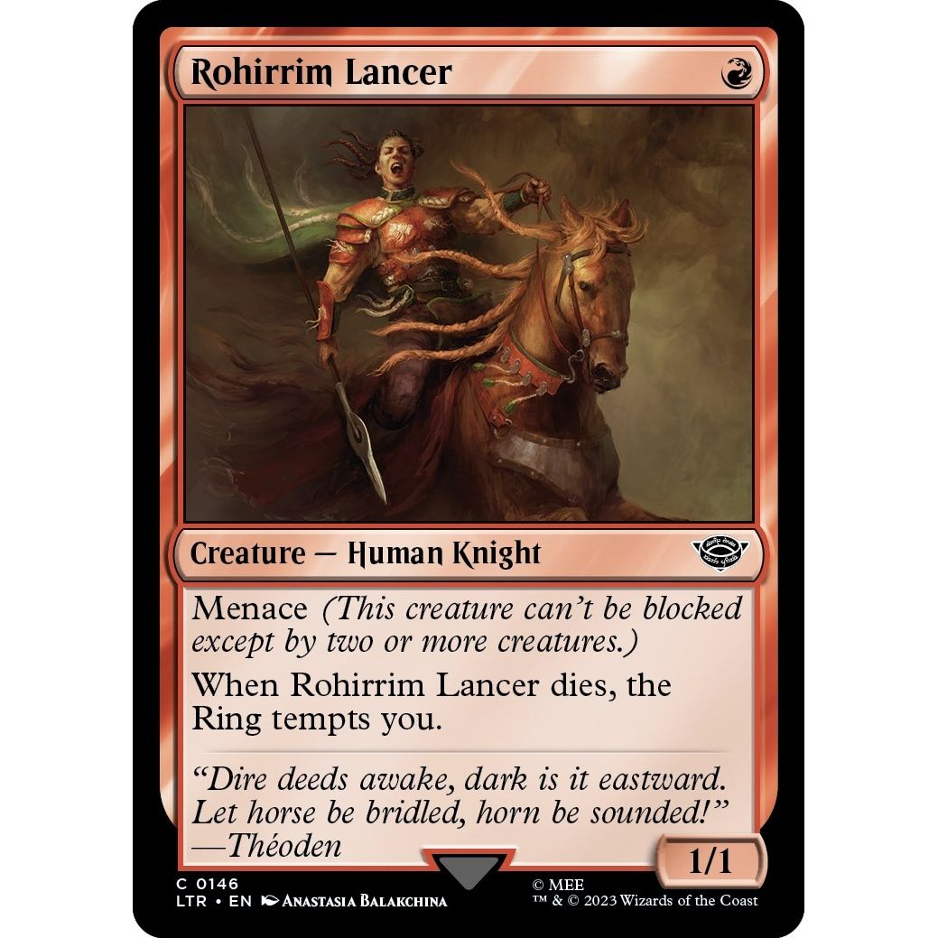 Image for Rohirrim Lancer (146) (LTR) - Magic: The Gathering