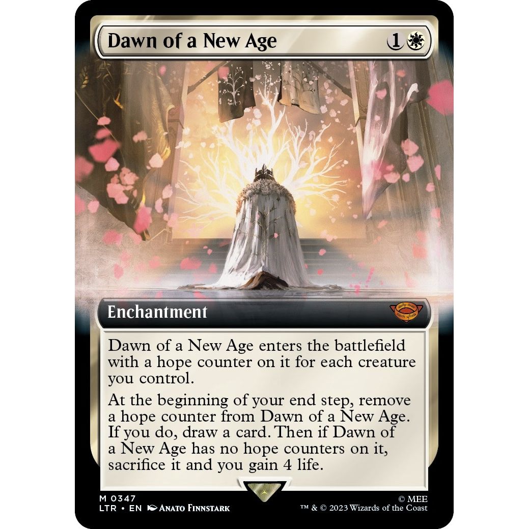 Image for Dawn of a New Age (Extended Art) (347) (LTR) - Magic: The Gathering
