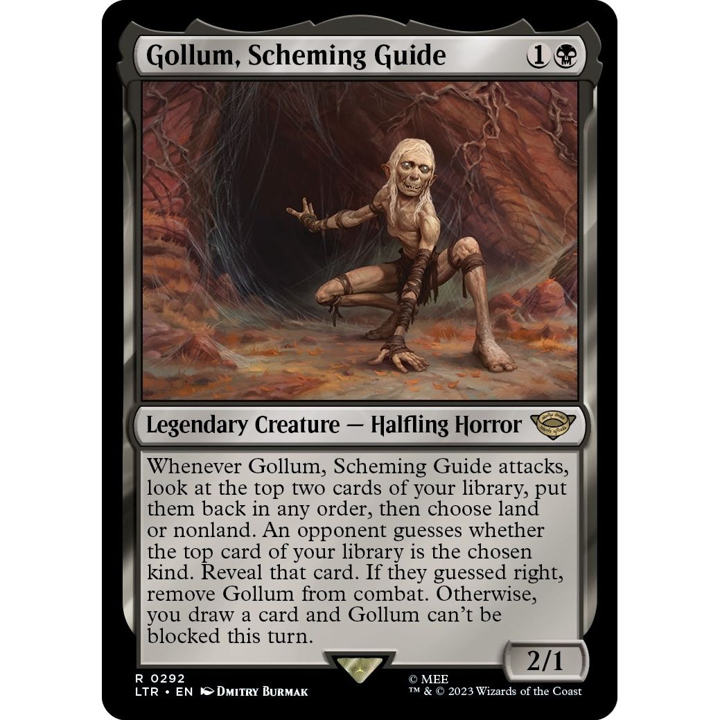 Image for Gollum, Scheming Guide (292) (LTR) - Magic: The Gathering