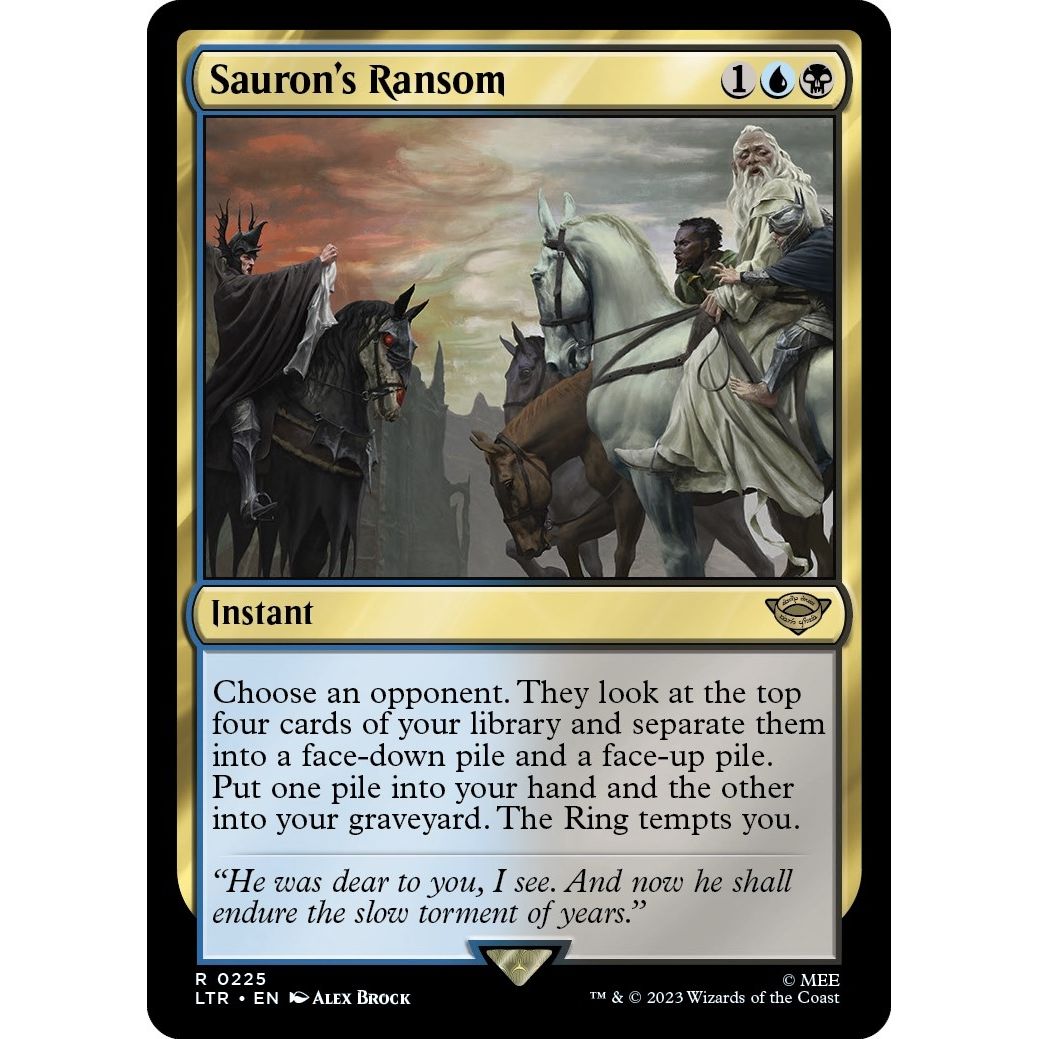 Image for Sauron's Ransom (225) (LTR) - Magic: The Gathering