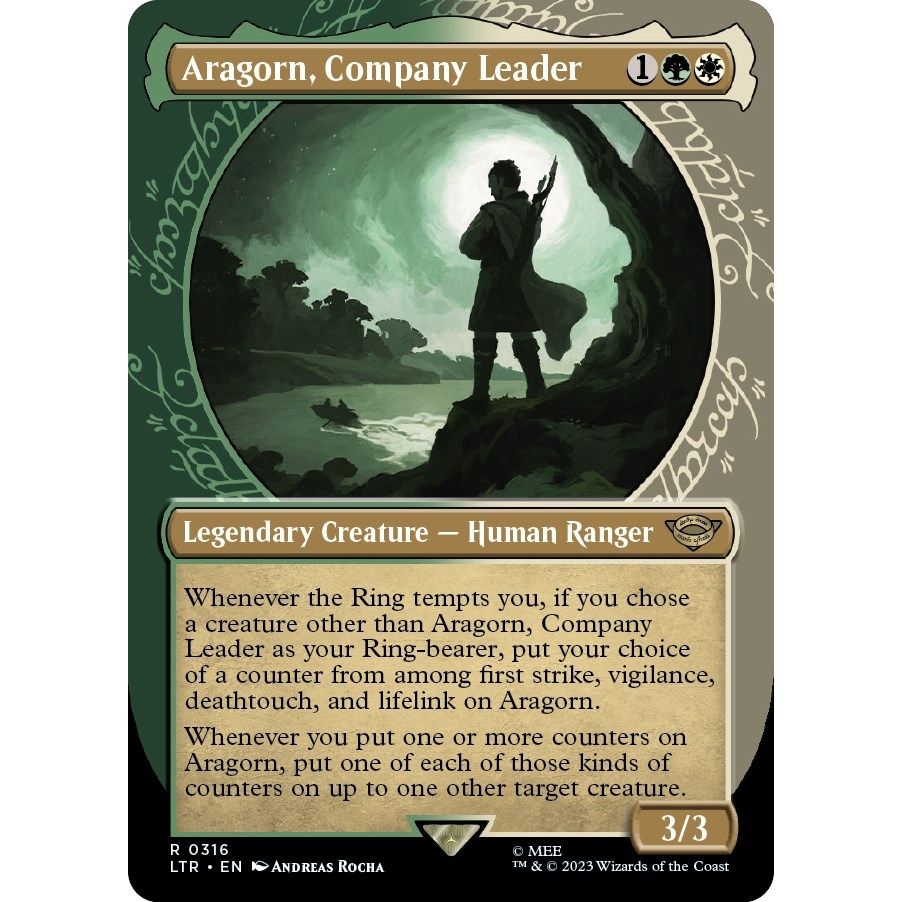 Image for Aragorn, Company Leader (Showcase) (316) (LTR) - Magic: The Gathering