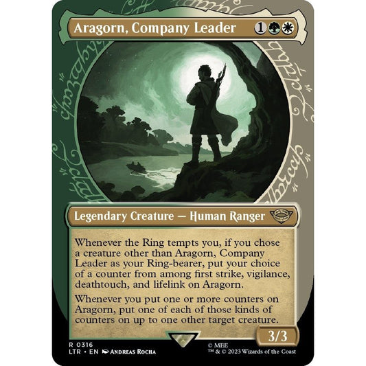 Image for Aragorn, Company Leader (Showcase) (316) (LTR) - Magic: The Gathering