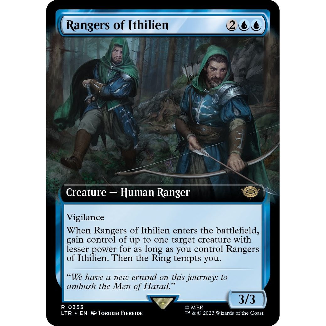 Image for Rangers of Ithilien (Extended Art) (353) (LTR) - Magic: The Gathering