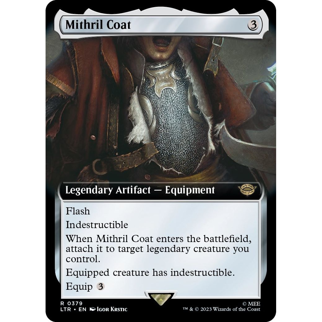 Image for Mithril Coat (Extended Art) (379) (LTR) - Magic: The Gathering