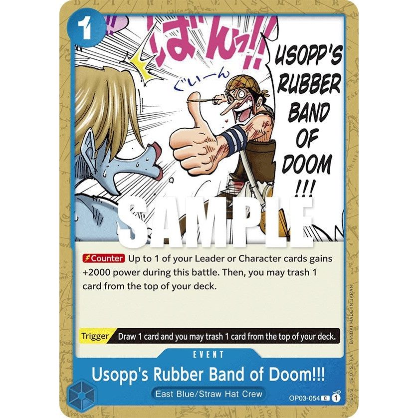 Image for Usopp's Rubber Band of Doom!!! (OP03-054) (OP03) - One Piece Card Game