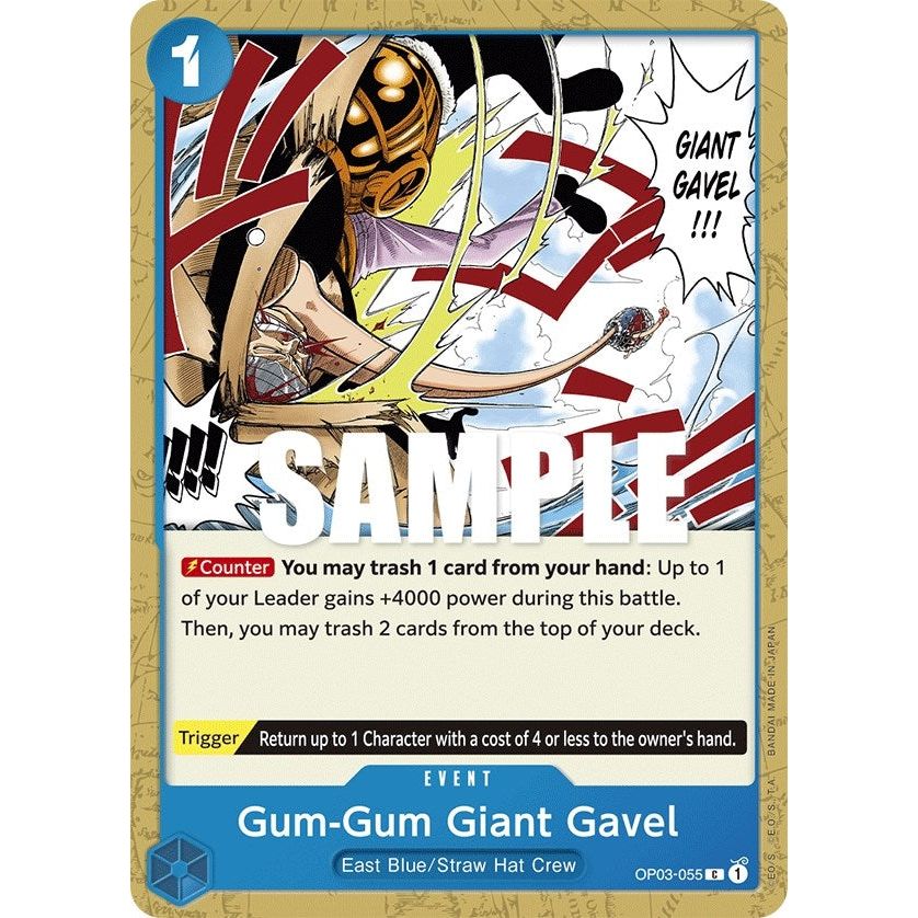 Image for Gum-Gum Giant Gavel (OP03-055) (OP03) - One Piece Card Game