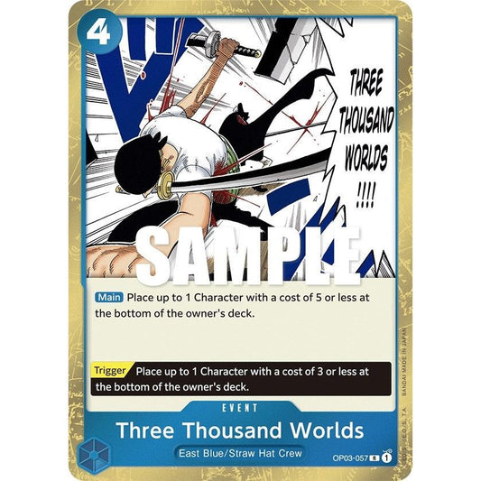 Image for Three Thousand Worlds (OP03-057) (OP03) - One Piece Card Game