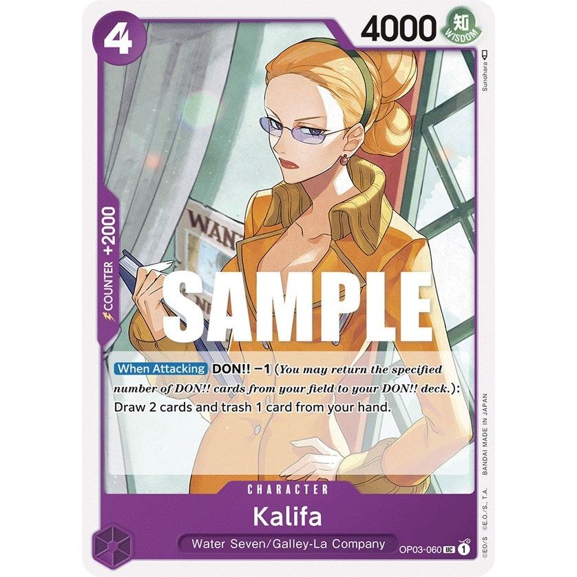 Image for Kalifa (060) (OP03-060) (OP03) - One Piece Card Game