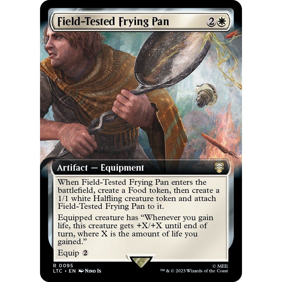 Image for Field-Tested Frying Pan (Extended Art) (95) (LTC) - Magic: The Gathering