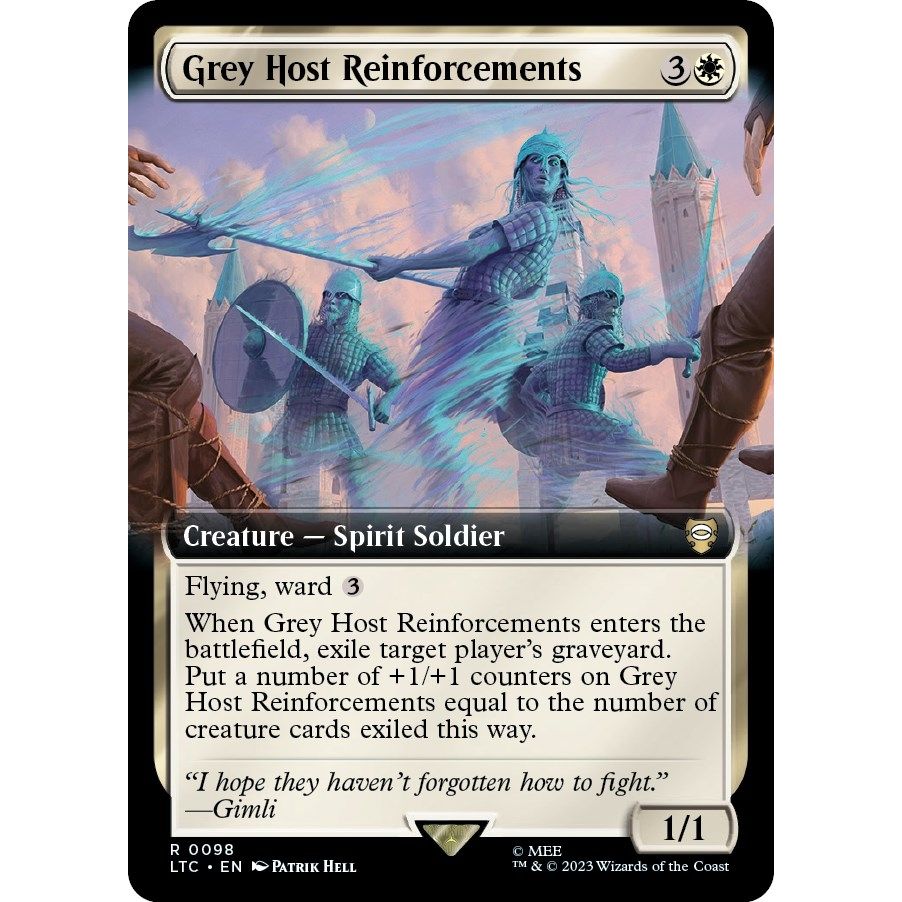 Image for Grey Host Reinforcements (Extended Art) (98) (LTC) - Magic: The Gathering