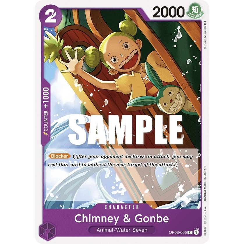 Image for Chimney & Gonbe (OP03-065) (OP03) - One Piece Card Game