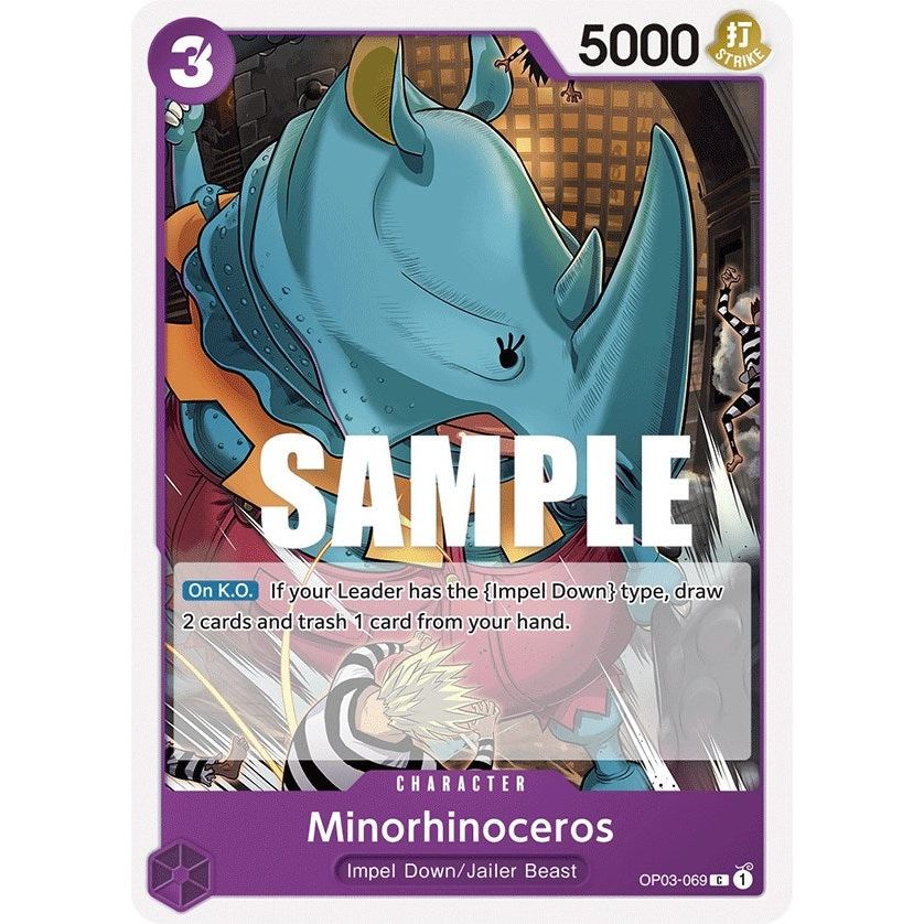 Image for Minorhinoceros (OP03-069) (OP03) - One Piece Card Game
