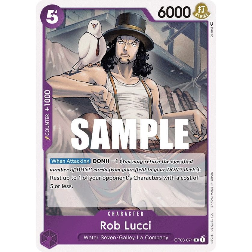Image for Rob Lucci (071) (OP03-071) (OP03) - One Piece Card Game