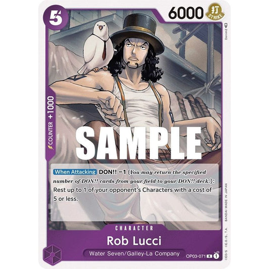 Image for Rob Lucci (071) (OP03-071) (OP03) - One Piece Card Game