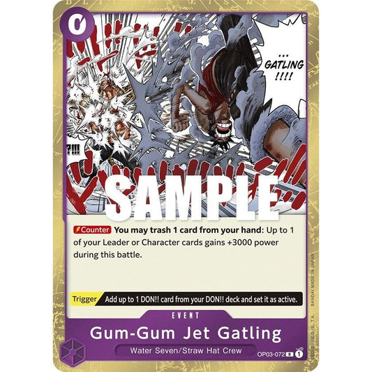 Image for Gum-Gum Jet Gatling (OP03-072) (OP03) - One Piece Card Game