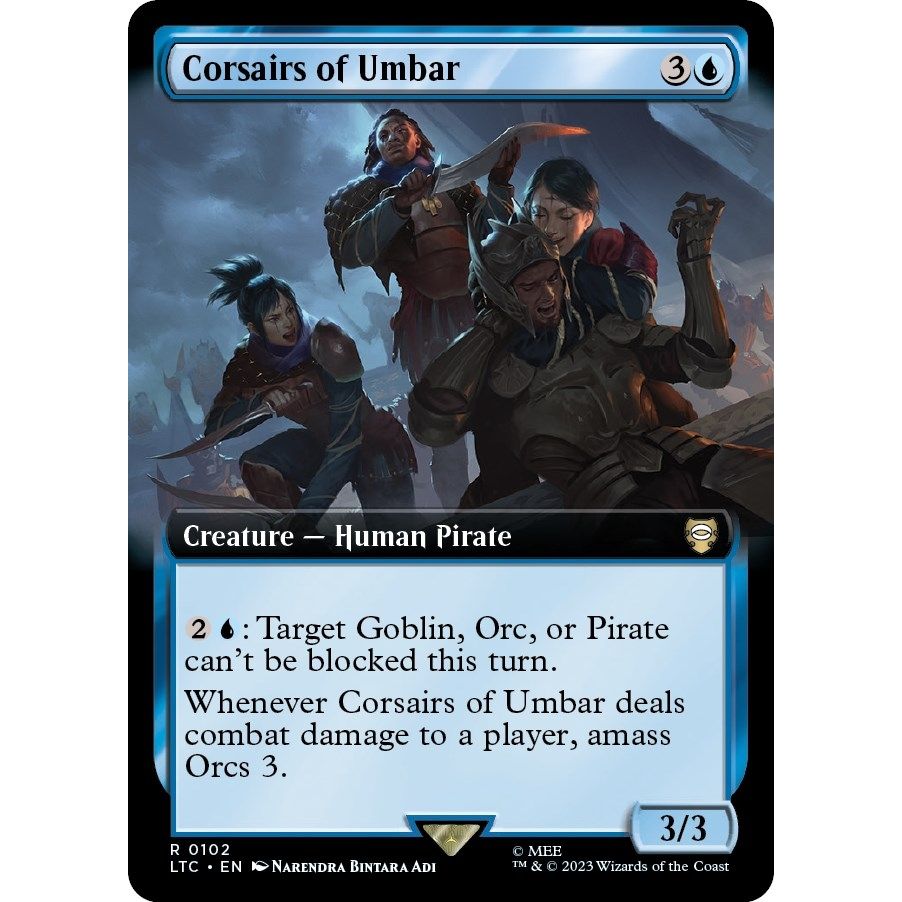 Image for Corsairs of Umbar (Extended Art) (102) (LTC) - Magic: The Gathering