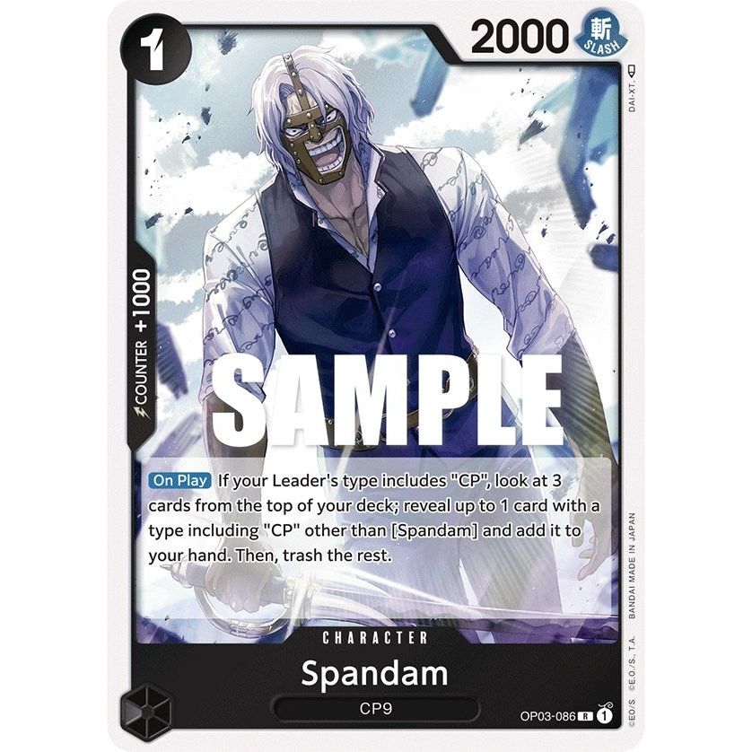 Image for Spandam (OP03-086) (OP03) - One Piece Card Game