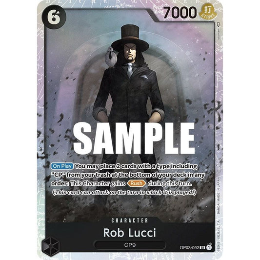 Image for Rob Lucci (092) (OP03-092) (OP03) - One Piece Card Game