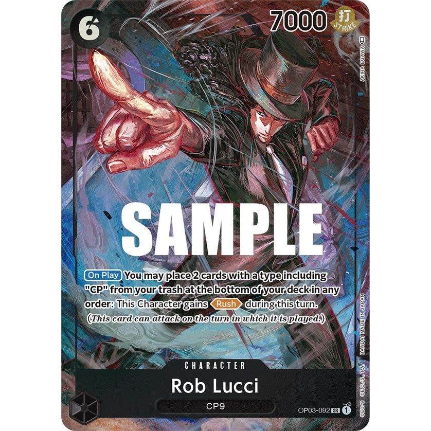 Image for Rob Lucci (092) (Alternate Art) (OP03-092) (OP03) - One Piece Card Game