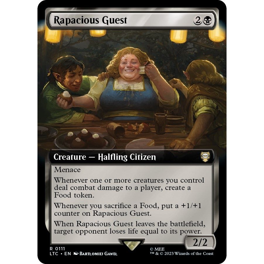 Image for Rapacious Guest (Extended Art) (111) (LTC) - Magic: The Gathering
