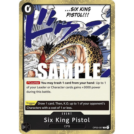 Image for Six King Pistol (OP03-097) (OP03) - One Piece Card Game