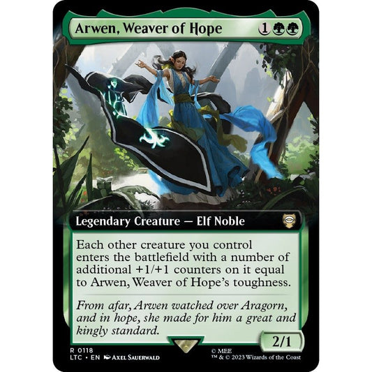 Image for Arwen, Weaver of Hope (Extended Art) (118) (LTC) - Magic: The Gathering