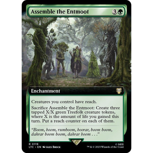 Image for Assemble the Entmoot (Extended Art) (119) (LTC) - Magic: The Gathering