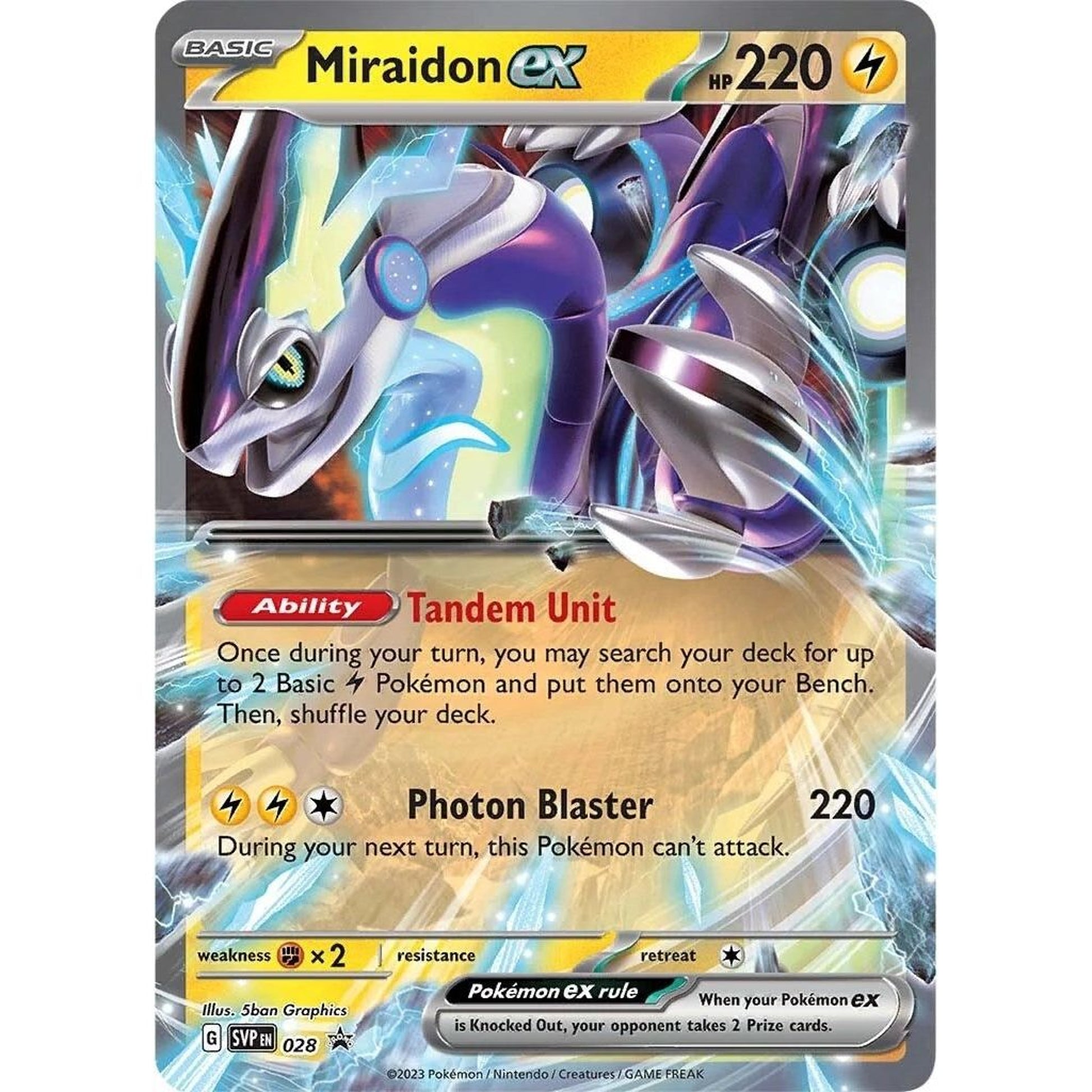 Image for Miraidon ex - 028 (028) (SVP) - Pokemon