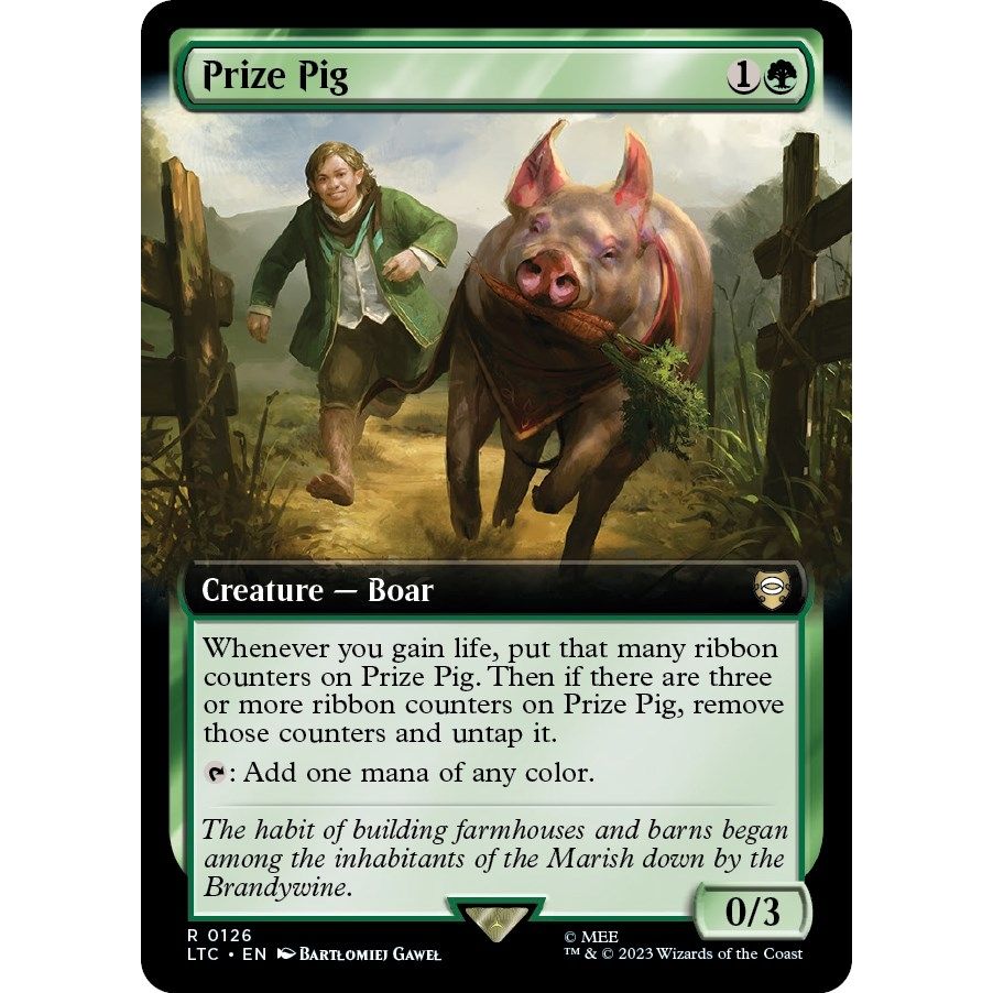 Image for Prize Pig (Extended Art) (126) (LTC) - Magic: The Gathering