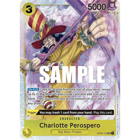 Image for Charlotte Perospero (OP03-113) (OP03) - One Piece Card Game