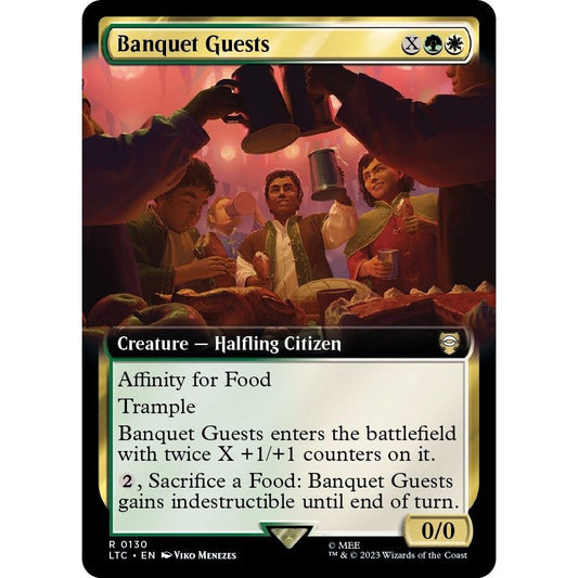 Image for Banquet Guests (Extended Art) (130) (LTC) - Magic: The Gathering