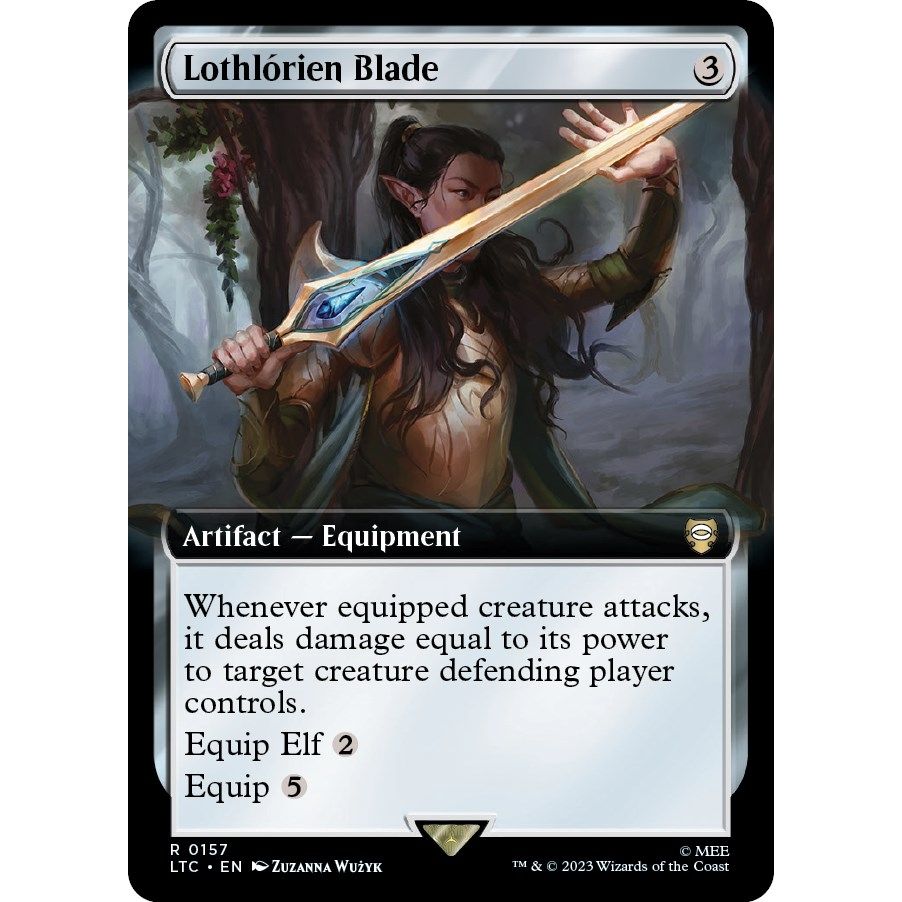 Image for Lothlorien Blade (Extended Art) (157) (LTC) - Magic: The Gathering