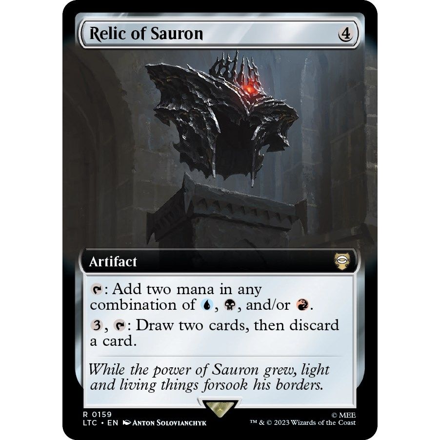 Image for Relic of Sauron (Extended Art) (159) (LTC) - Magic: The Gathering
