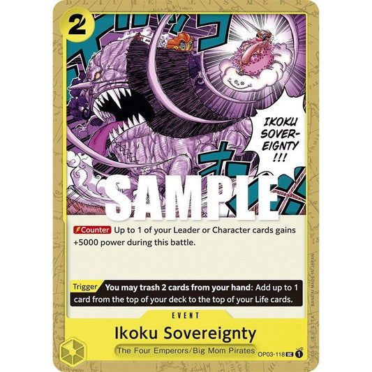 Image for Ikoku Sovereignty (OP03-118) (OP03) - One Piece Card Game
