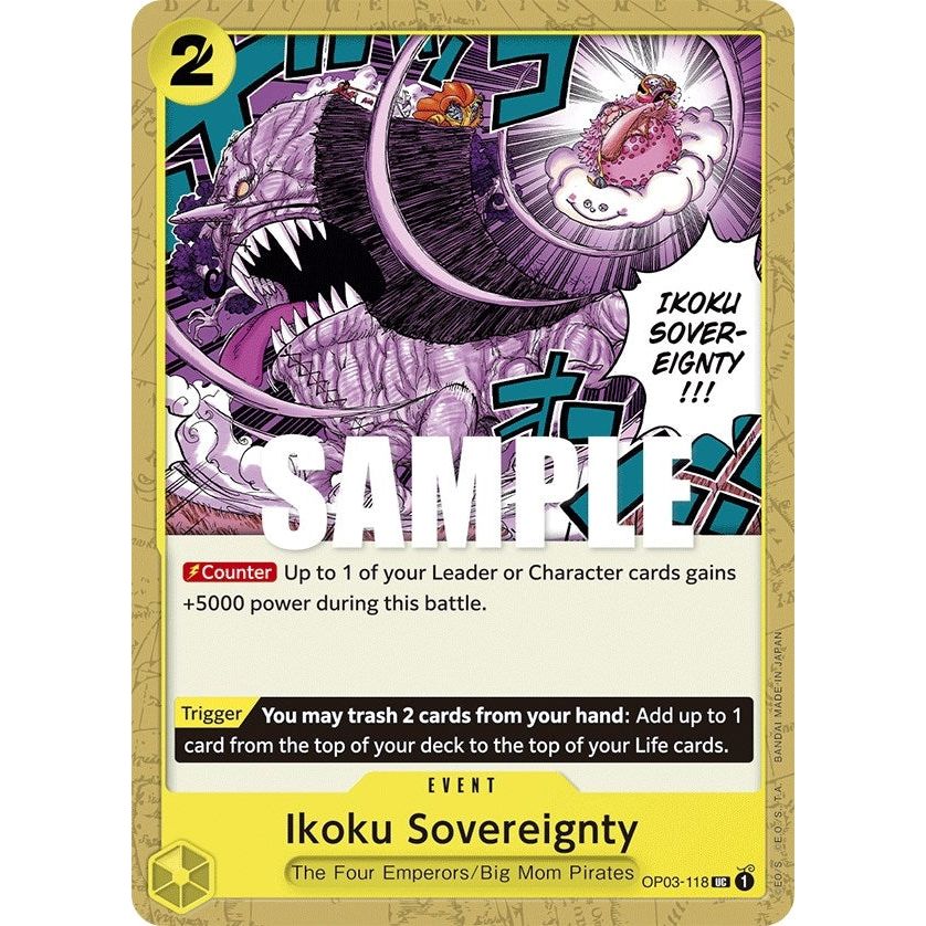 Image for Ikoku Sovereignty (OP03-118) (OP03) - One Piece Card Game