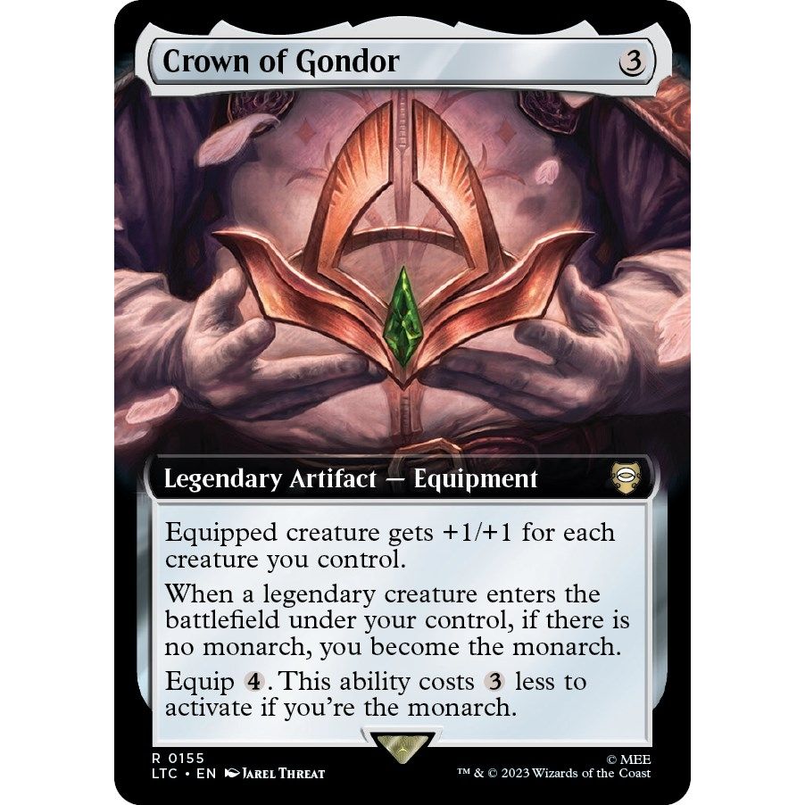 Image for Crown of Gondor (Extended Art) (155) (LTC) - Magic: The Gathering
