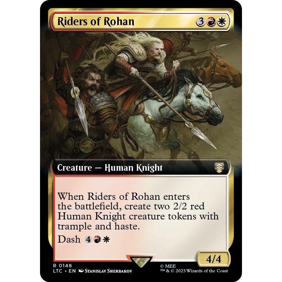 Image for Riders of Rohan (Extended Art) (148) (LTC) - Magic: The Gathering