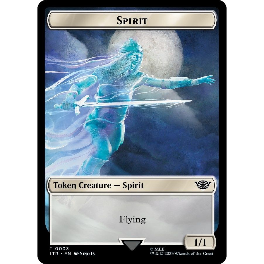 Image for Spirit Token (3) (LTR) - Magic: The Gathering