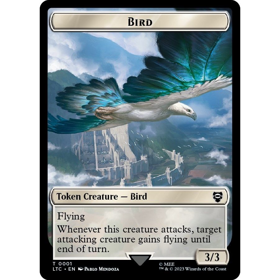 Image for Bird (0001) // Food (0010) Double-Sided Token (1 // 10) (LTC) - Magic: The Gathering